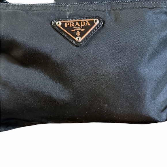 Prada Handbags - Authentic PRADA Black Vela Nylon Cosmetic Pouch / Clutch
